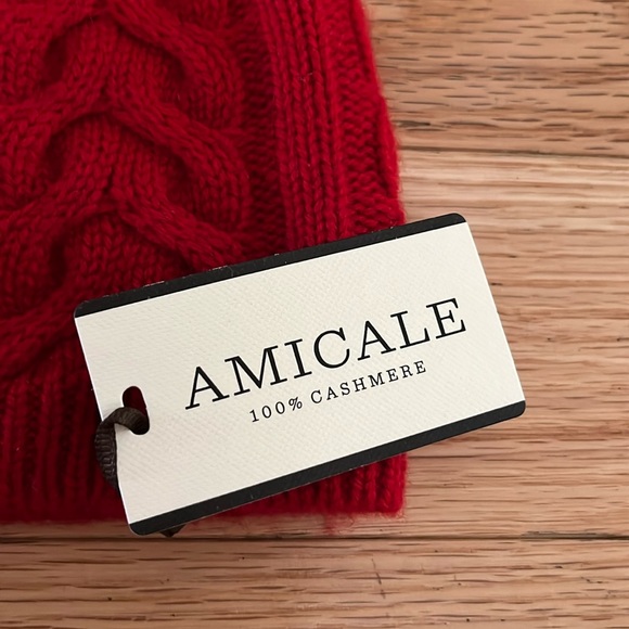 100% Cashmere Knit Beanie Hat - Picture 2 of 5